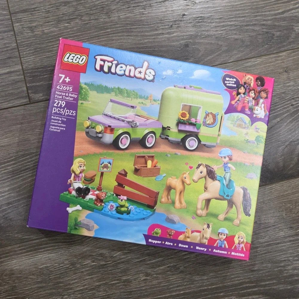 LEGO Friends 42695 Horse Trailer 42677 Dog Bakery Set Bundle Brick Building NEW